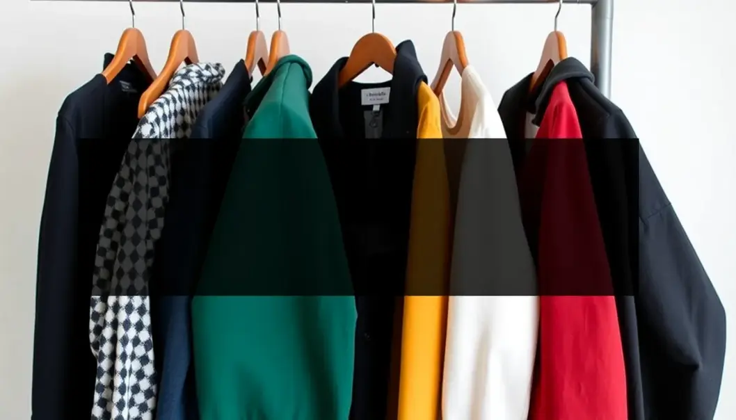 Eco-friendly materials like organic cotton and bamboo in a fashion studio.
