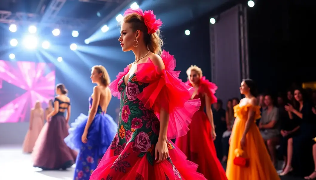A high-energy runway event from a top 2025 fashion TV show.
